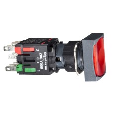 Светещ бутон, Harmony XB6, Schneider Electric XB6DW4B2B