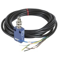 Краен изключвател, XCMD, M12 метално бутало с ролка, 1NC+1 NO, snap, 2 m кабел, Telemecanique XCMD21F2L2 - OsiSense XC Standard