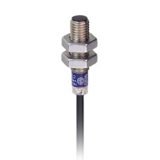 Индуктивен сензор XS1 M8, L33mm, неръждаема стомана, Sn2.5mm, 12..24VDC, кабел 2m, Telemecanique XS108B3PAL2