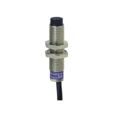 Индуктивен сензор XS, XS6 M12, L54mm, месинг, Sn7mm, 12...48 VDC, кабел 2 m, Telemecanique XS612B4PAL2