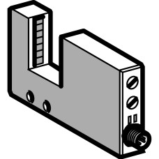 Фотоелектрически сензор XU, XUV, рамка, 30X30mm, 12...24 VDC, M8, Telemecanique XUVF30M8