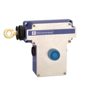 Авариен въжен изключвател със заключване XY2C, кабел XY2CE, 300 V AC, 10 A, Telemecanique XY2CE2C270TK