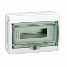 Schneider Electric 13979 - Kaedra, Mini Kaedra - Табло за модулни устройства, 1x12 модула, без клеморед