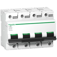 Schneider Electric A9N18434 - Acti 9 C120 - Миниатюрен автоматичен прекъсвач C120H - 4P - 63A - B крива