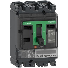 Автоматичен прекъсвач, ComPacT NSX250HB2, 100kA/690VAC, 3 полюса, MicroLogic 5.2E Изключвателно устройство 160A, Schneider Electric C25W35E160