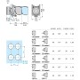 Светещ бутон, метален, равен, бял, 22 мм, пружинно връщане, 24 V AC/DC, 1 NO + 1 NC, Harmony XB4, Schneider Electric XB4BW31B5