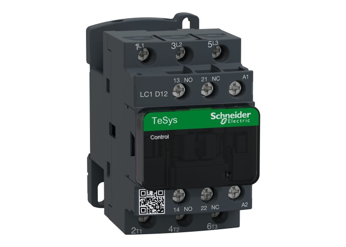 Контактор 12A, 3Р, 1NO+1NC 110V AC, 50/60 Hz бобина, TeSys D, Schneider Electric LC1D12F7