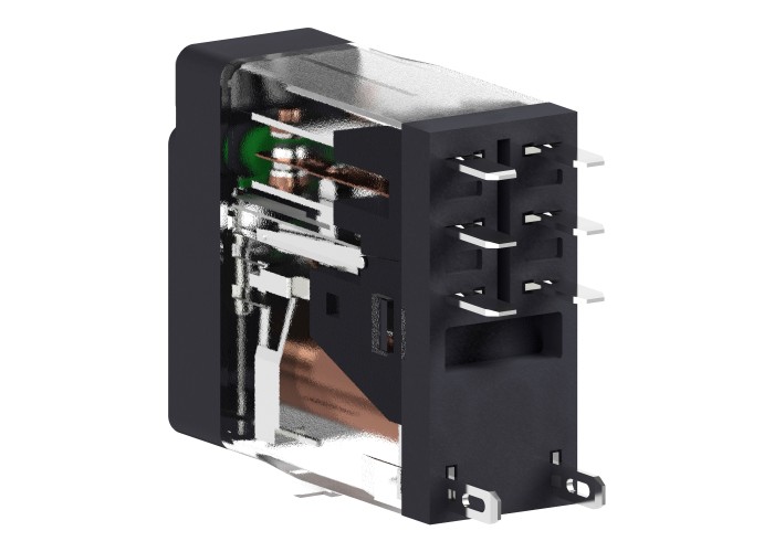 Schneider Electric RXG23F7 - Harmony Electromechanical Relays - Интерфейс реле - Zelio RXG - 2 C/O стандартно - 120 V AC - 5 A - с LED