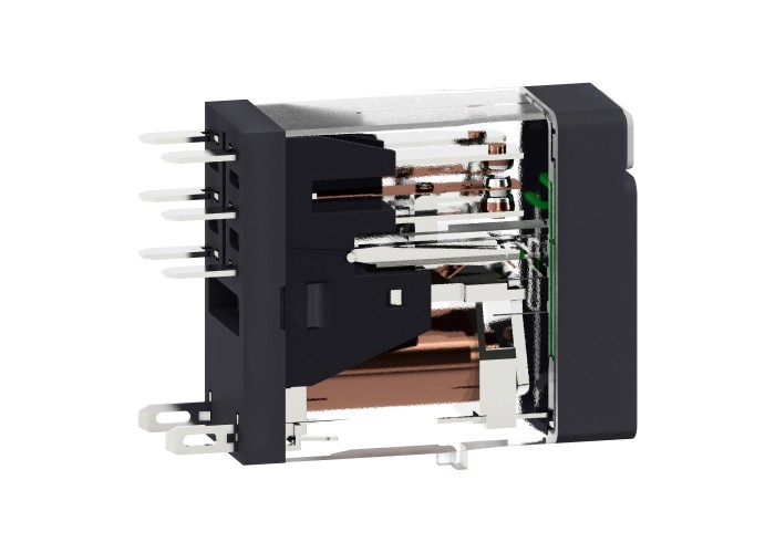 Schneider Electric RXG23F7 - Harmony Electromechanical Relays - Интерфейс реле - Zelio RXG - 2 C/O стандартно - 120 V AC - 5 A - с LED