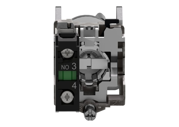 Schneider Electric XB4BG21 - Harmony XB4 - Селекторен превключвател с ключ 455, метален, 22мм, 2 позиции, със задържане, 1 NO