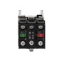Светещ бутон, метален, равен, бял, 22 мм, пружинно връщане, 24 V AC/DC, 1 NO + 1 NC, Harmony XB4, Schneider Electric XB4BW31B5