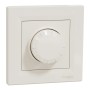 Ротативен димер, Asfora, многокабелен ,LED, 230V, 370W, с рамка, крем, Schneider Electric EPH6800123 Asfora