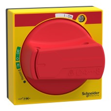 TeSys U Въртяща ръкохватка, IP65, червена, без индикация, Schneider Electric GVAPR65