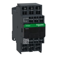 Контактор, 32А, 3Р, 1NO+1NC, 24V DC бобина, TeSys D, Schneider Electric LC1D323BL