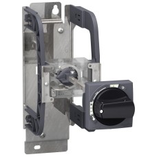 Schneider Electric LU9APN21 - TeSys U - Комплект монтажни скоби, TeSys Ultra, IP54, черен, с индикация и удължена въртяща ръкохватка за LUB