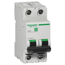 Schneider Electric M9F11216 - C60 UL/CSA/IEC - Автоматичен прекъсвач C60N 2P 16A C 415V 10KA
