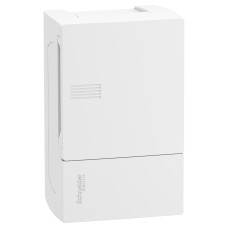 Schneider Electric MIP12104 - mini Pragma - Модулно табло Mini Pragma 1Р 4M, открит монтаж, непрозрачна врата