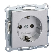 Контактен излаз, безвинтово свързване, +PiT TPm, алуминий, Merten System M, Schneider Electric MTN2301-0460