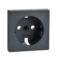 Schneider Electric MTN2331-0414 - Merten System M - Преден панел за Контакт Шуко, със заземяване, антрацит, System M