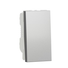 Еднополюсен ключ, 16А, 1 модул, алуминий, New Unica, Schneider Electric NU316130