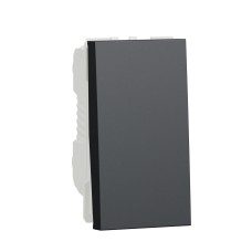 Еднополюсен ключ, 16А 1 модул, антрацит, New Unica, Schneider Electric NU316154