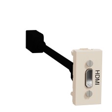 Конектор HDMI 1 модул, бежов, New Unica, Schneider Electric NU343044