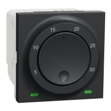Стаен термостат 8А, антрацит, New Unica, Schneider Electric NU350154