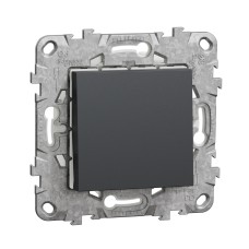Девиаторен ключ IP44 двумодулен, антрацит, New Unica, Schneider Electric NU528254