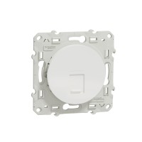 Schneider Electric S520471 - Odace - комуникационна розетка - 1 излаз - RJ45 cat.5 UTP - бяла