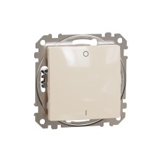 Двуполюсен ключ 16AX, бежов, Schneider Electric SDD112162 Sedna Design & Elements