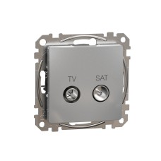 TV/SAT розетка, междинна 10db, Sedna, алуминий, Schneider Electric SDD113478S Sedna Design & Elements