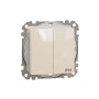 Сериен ключ 10AX, крем, Schneider Electric SDD212105 Sedna Design & Elements