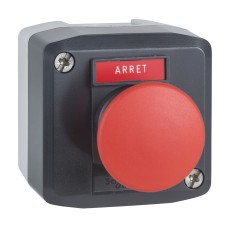 Schneider Electric XALD164 - Harmony XALD, XALK - Контролна станция с авариен стоп бутон тип гъба, 1NC, Ø 40 надпис"ARRET"