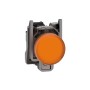 Сигнална лампа метална, оранжева, 22 мм, вграден LED, 24 V AC/DC, Harmony XB4 Schneider Electric XB4BVB5