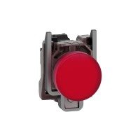 Сигнална лампа, метална, червена, 22 мм, вграден LED, 110...120 VAC, Harmony XB4 Schneider Electric XB4BVG4