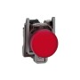 Сигнална лампа, метална, червена, 22 мм, вграден LED, 110...120 VAC, Harmony XB4 Schneider Electric XB4BVG4