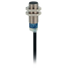 Индуктивен сензор XS1 M12, PNP NO+NC, Flush, Sn4mm, 12..24VDC, кабел 2 m, Telemecanique XS112B3PCL2 - Osisense XS & XT