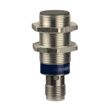 Индуктивен сензор XS, XS5 M18, L64mm, месинг, Sn5mm, 12..48VDC, M12, Telemecanique XS518B1DAM12