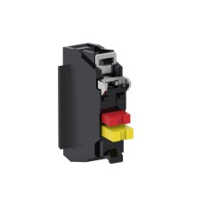 Harmony XB4 Контактен блок, Harmony XB4, XB5, сребърна сплав, винтови клеми, 1NC с мониторинг, Schneider Electric ZBE302