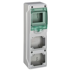 Schneider Electric 13176 - Kaedra, Mini Kaedra - Kaedra - за захранващ излаз - 2 отвора - 1 x 4 Модули
