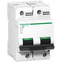 Schneider Electric A9N18415 - Acti 9 C120 - Миниатюрен автоматичен прекъсвач C120H - 2P - 125A - B крива