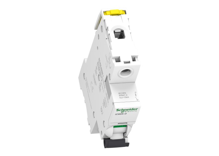 Schneider Electric A9F75110 - Acti 9 iC60 N (10 kA) - Миниатюрен автоматичен прекъсвач - 1P - 10A - крива D