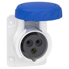 Schneider Electric PKF16G723 - PratiKa - Контакт за монтаж на табло Pratika, прав, винт.свърз.- 16A- 2P+E- 200...250V AC