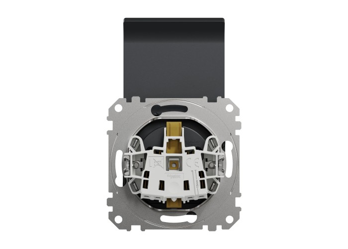 Контакт Шуко с капак, антрацит, Schneider Electric SDD114023 Sedna Design & Elements