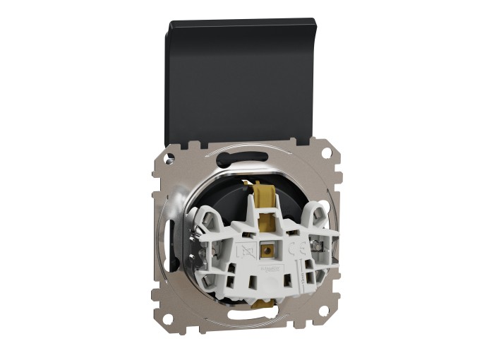 Контакт Шуко с капак, антрацит, Schneider Electric SDD114023 Sedna Design & Elements