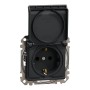 Контакт Шуко с капак, антрацит, Schneider Electric SDD114023 Sedna Design & Elements