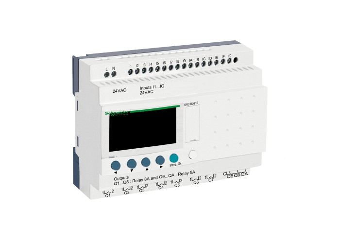 Schneider Electric SR3B261B - Zelio Logic - Реле 26 I-O 24 VAC
