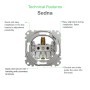 Контакт Шуко с капак, антрацит, Schneider Electric SDD114023 Sedna Design & Elements