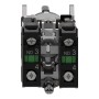 Schneider Electric XB4BG33 - Harmony XB4 - Селекторен превключвател с ключ 455, метален, 22мм, 3 позиции, със задържане, 2 NO