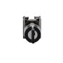 Schneider Electric XB4BG33 - Harmony XB4 - Селекторен превключвател с ключ 455, метален, 22мм, 3 позиции, със задържане, 2 NO